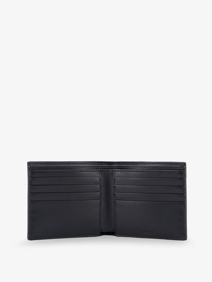 Celine Leather bi-fold wallet - Blackultrablue