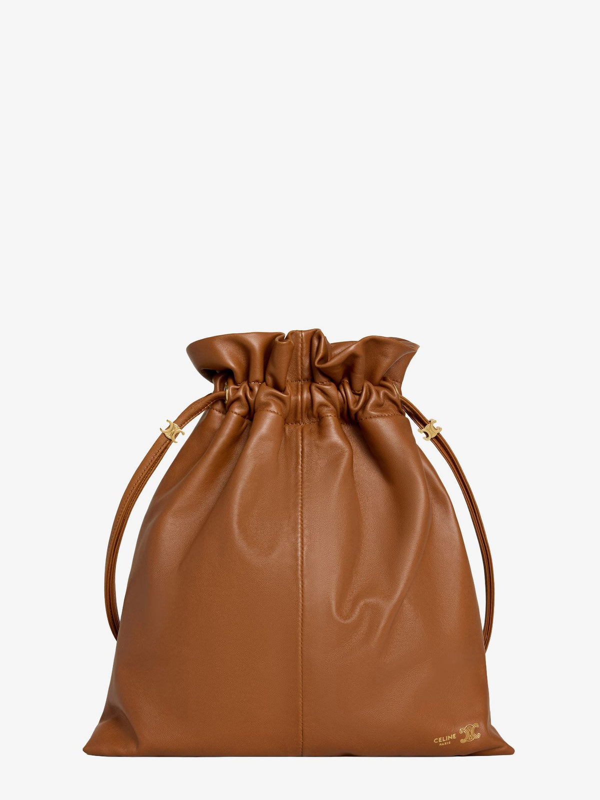 Celine Crystal leather crossbody bag - Softtan