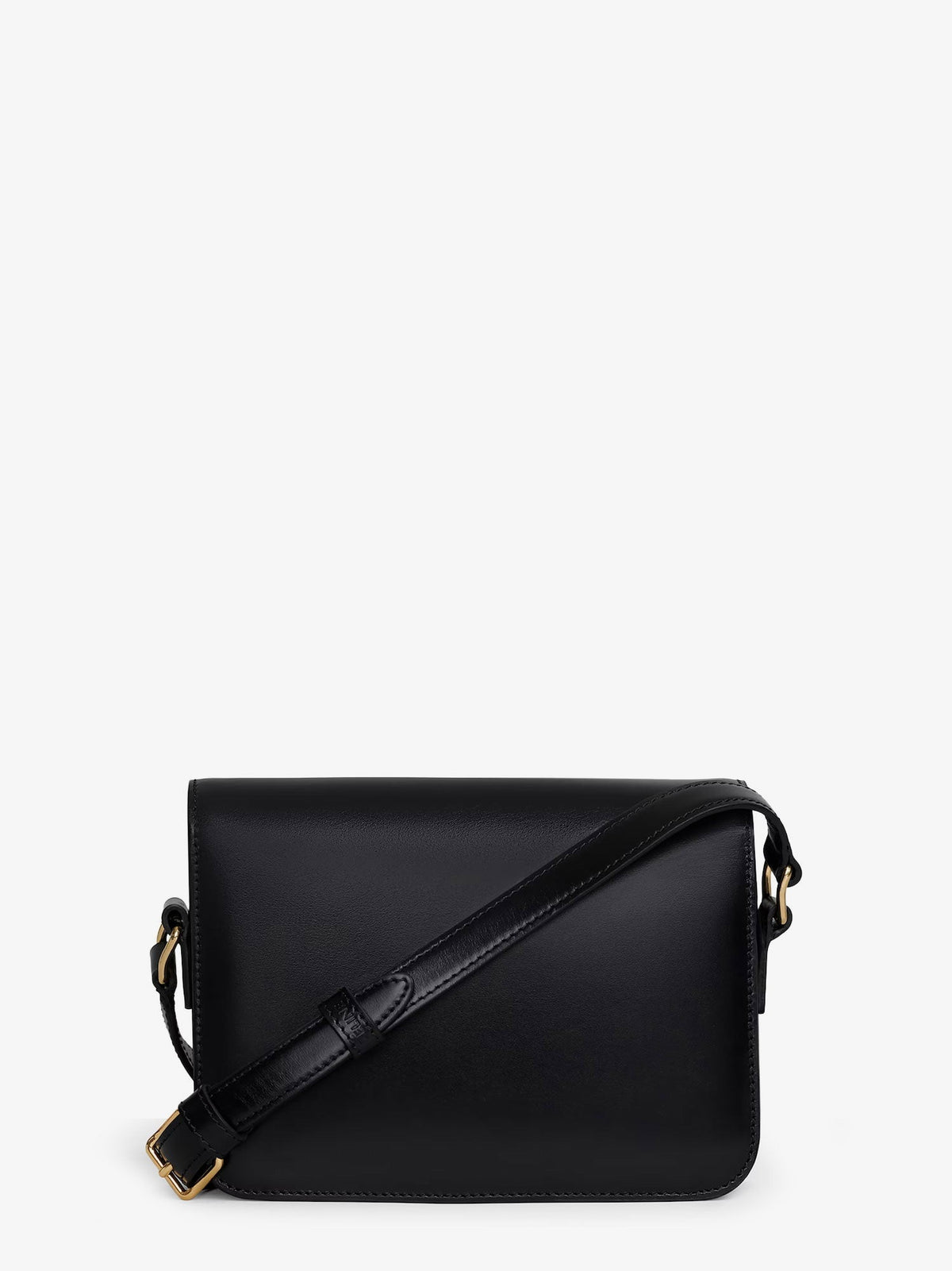 Celine Teen Triomphe leather crossbody bag - Black