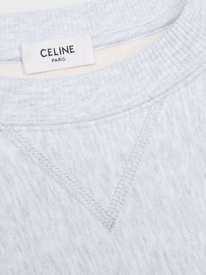 Celine Cotton sweatshirt - Palegreyblack