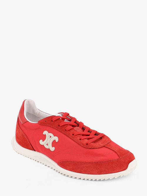 Celine Race sneakers in nylon and suede - Redecru