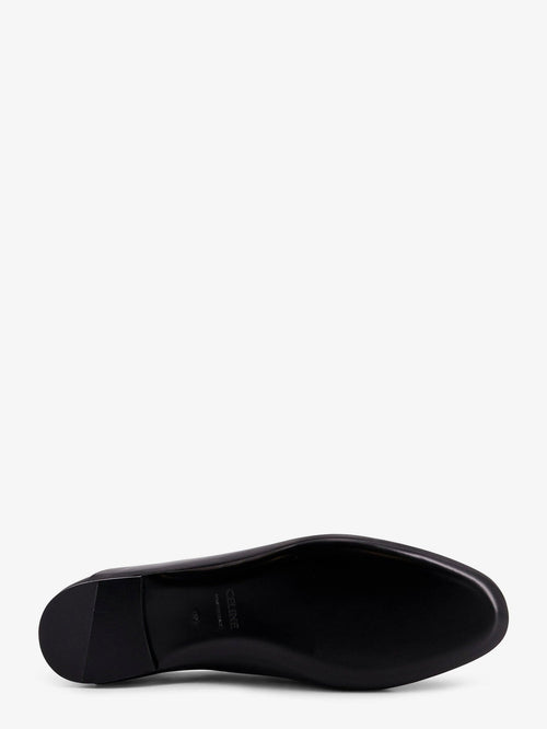 Celine Aura slip-on leather loafers - Black