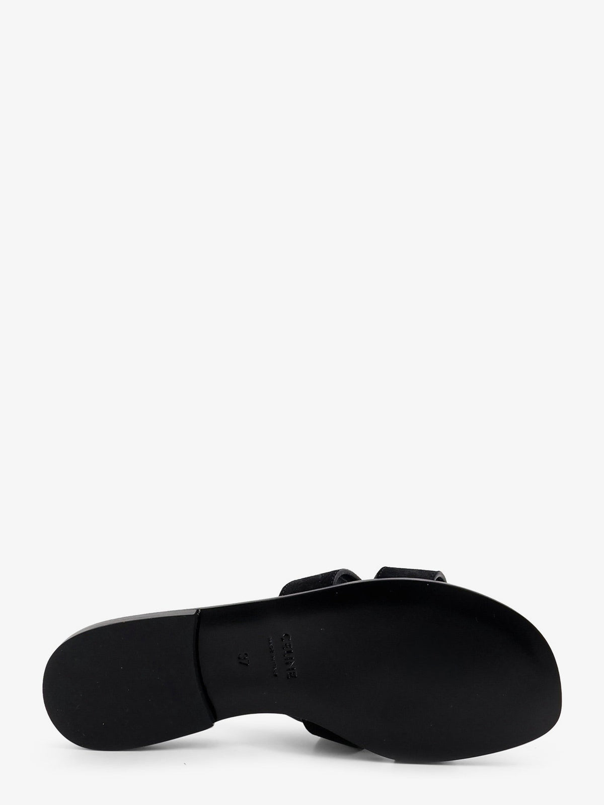 Celine Marina suede sandals with Triomphe logo - Black