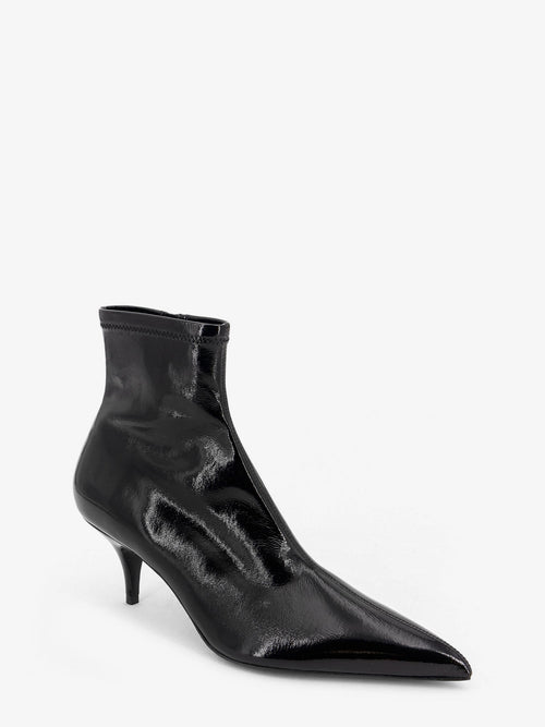 Celine Fitted sleek stretch patent leather boots - Black
