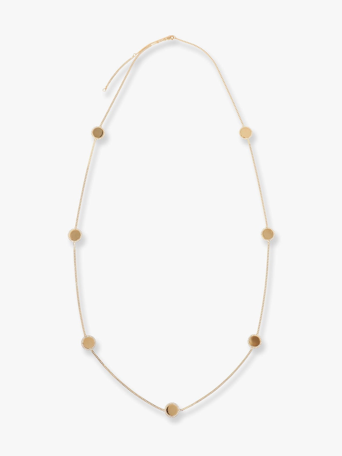 Celine Medaille sautoir metal necklace - Argento