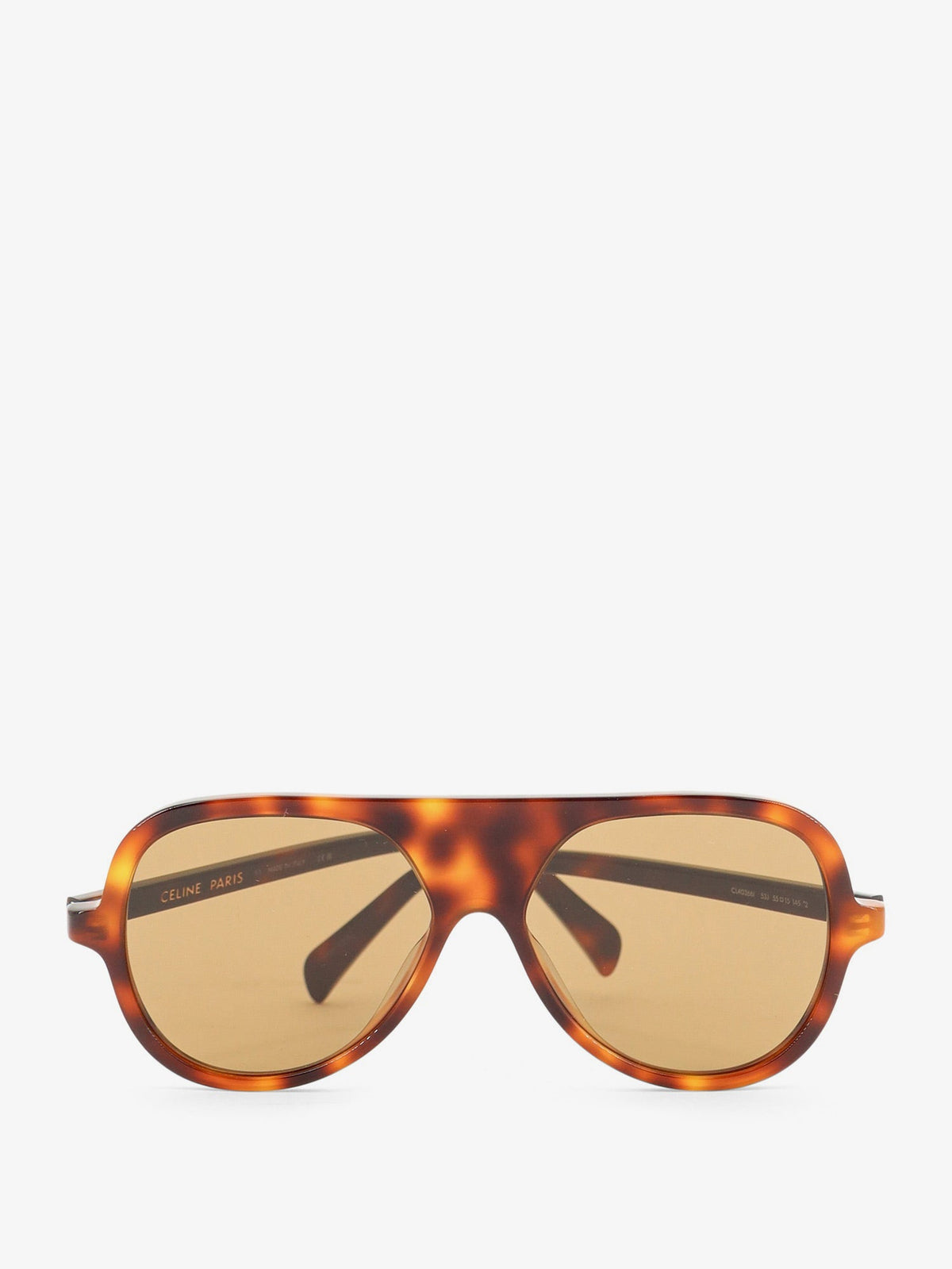 Celine Black Frame 66 Acetate Sunglasses - Classic Havana