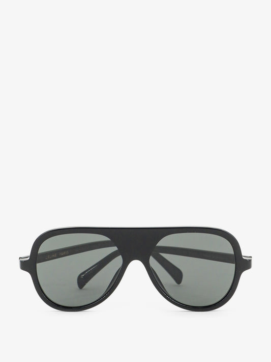 Celine Black Frame 66 acetate sunglasses
