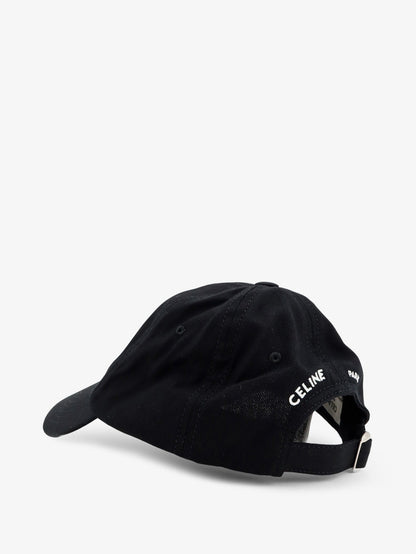 Celine Celine Richelieu cotton hat - Black