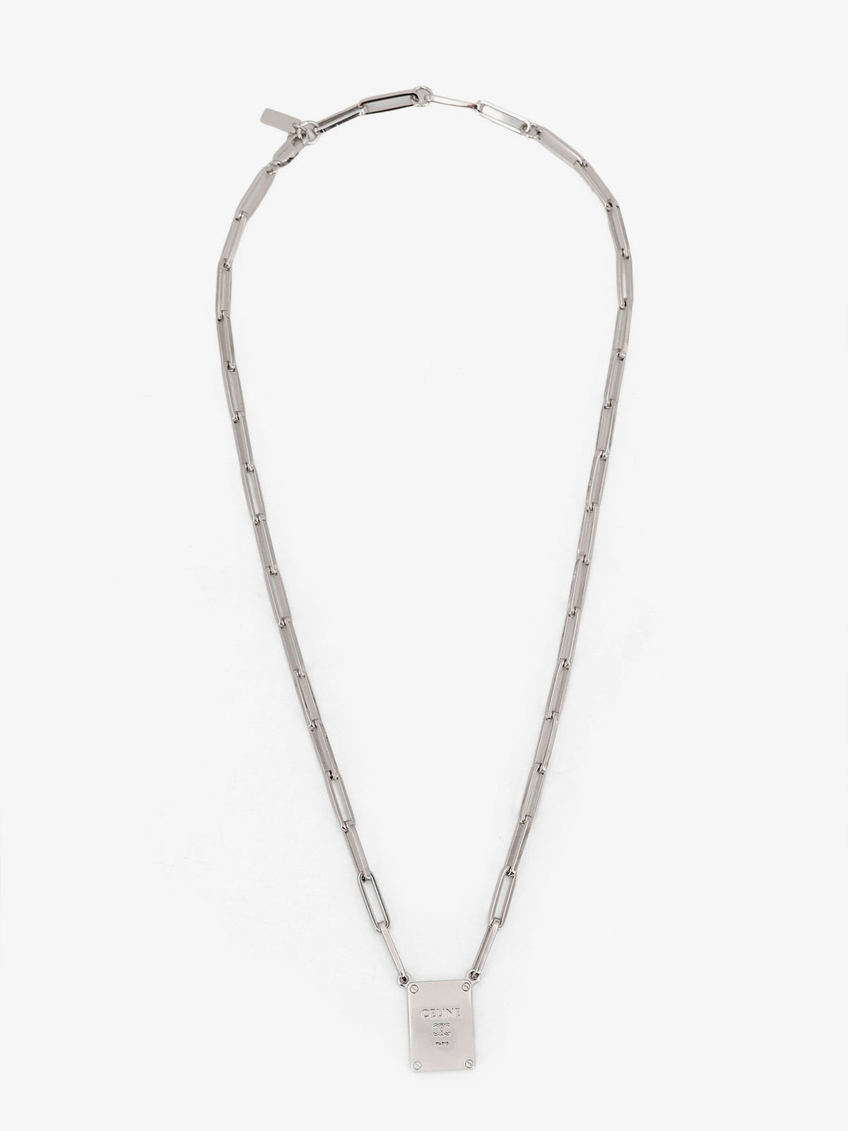 Celine Brass necklace - Silver
