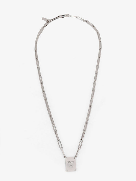 Celine Brass necklace - Silver