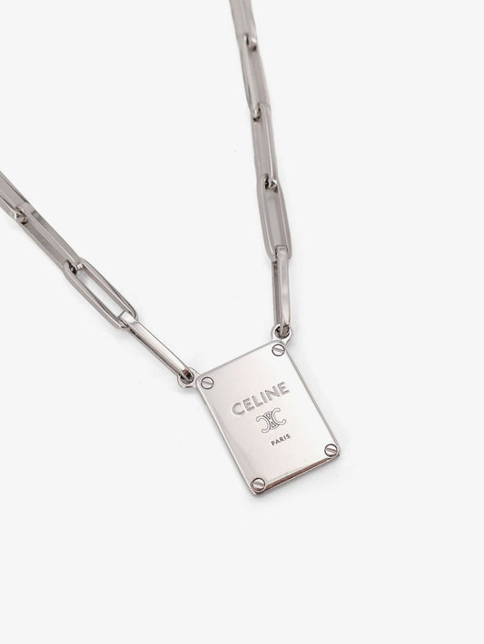 Celine Brass necklace - Silver