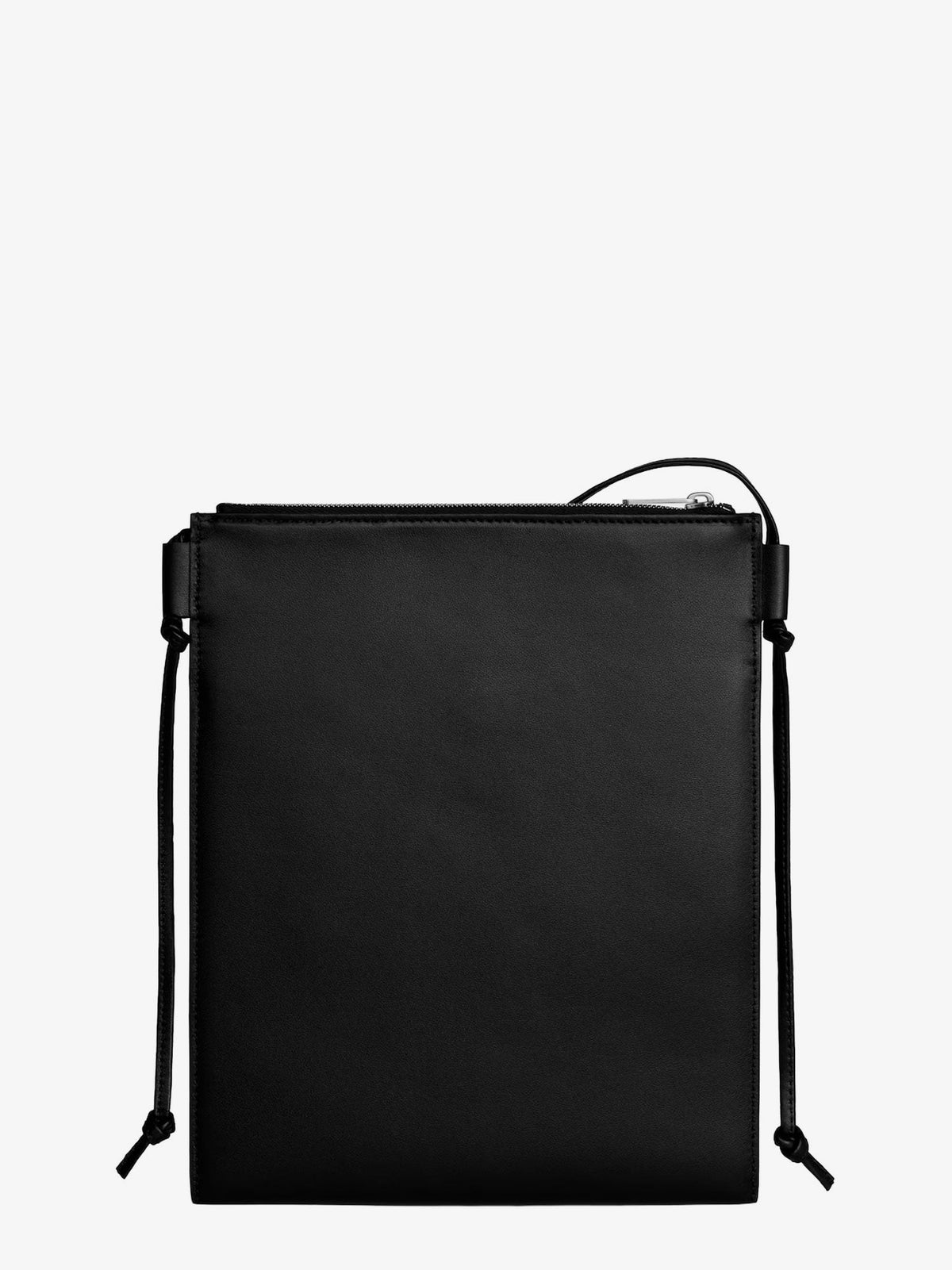 Celine Sharp leather crossbody bag with logo on the front - Black