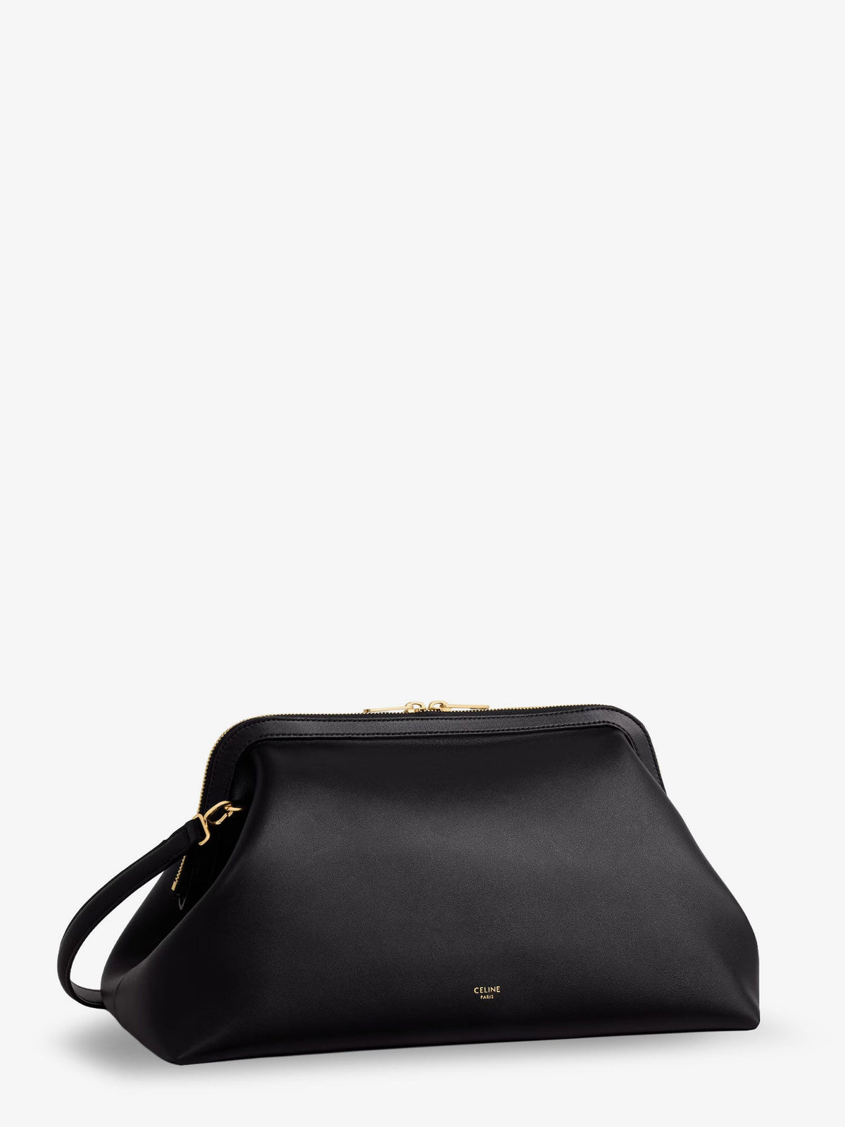 Celine Doctor leather shoulder bag - Black
