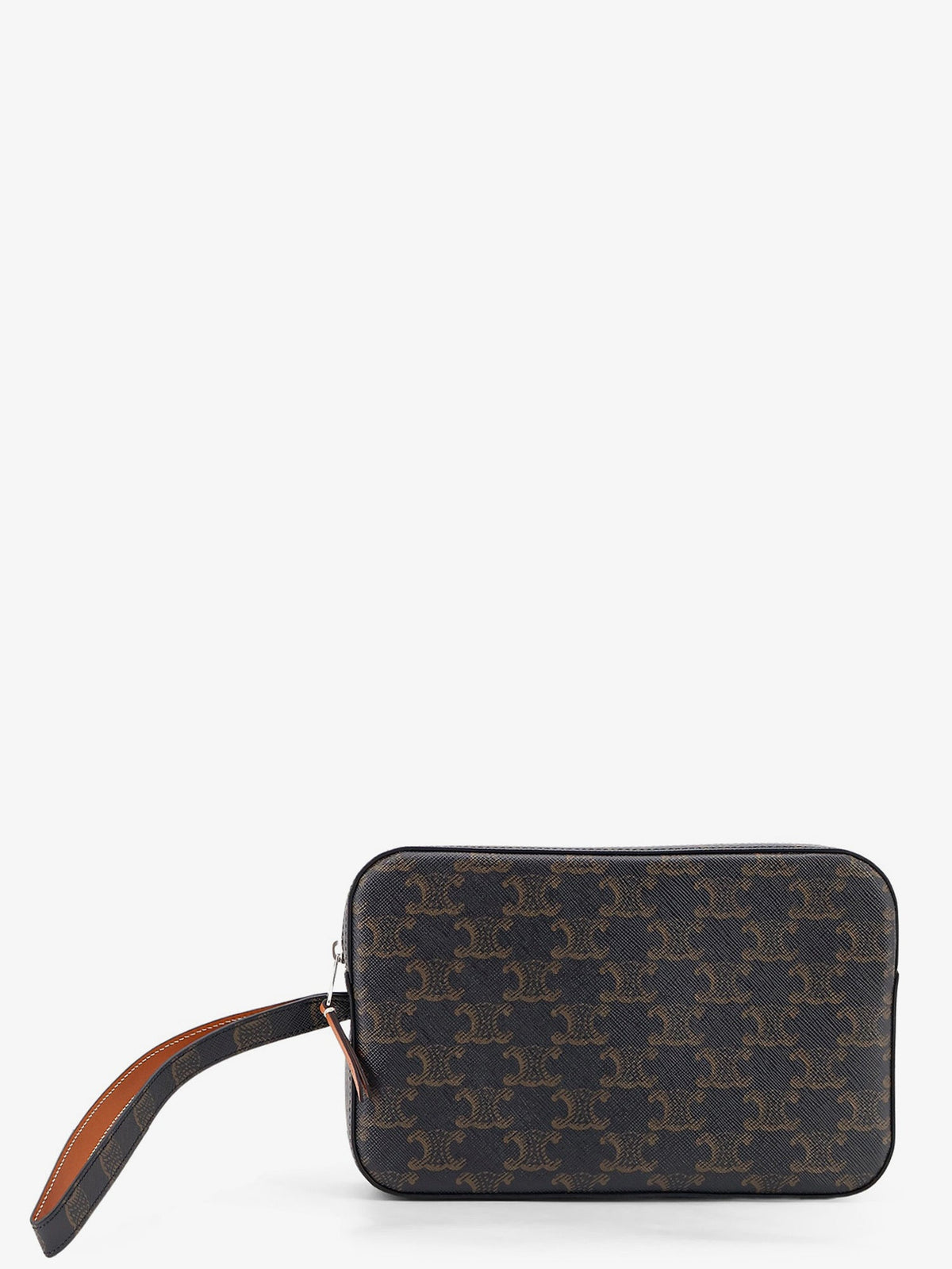 Celine Pouch with strap - Tan