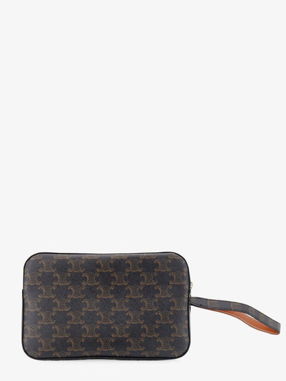 Celine Pouch with strap - Tan