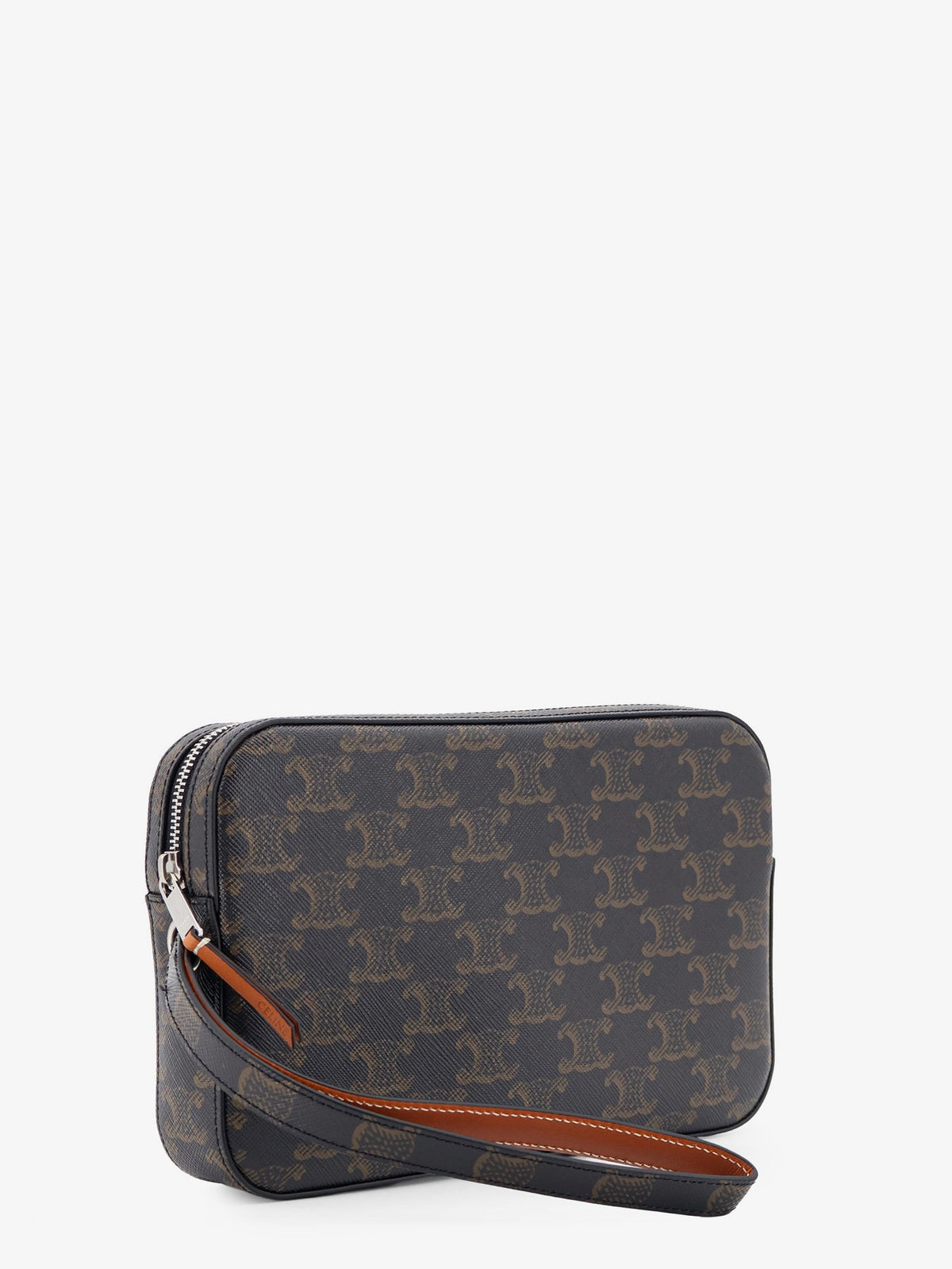 Celine Pouch with strap - Tan