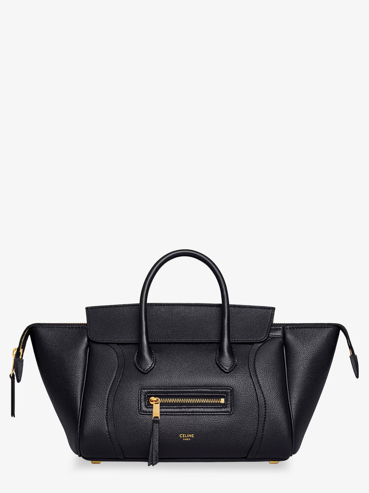 Celine Luggage leather crossbody bag - Black