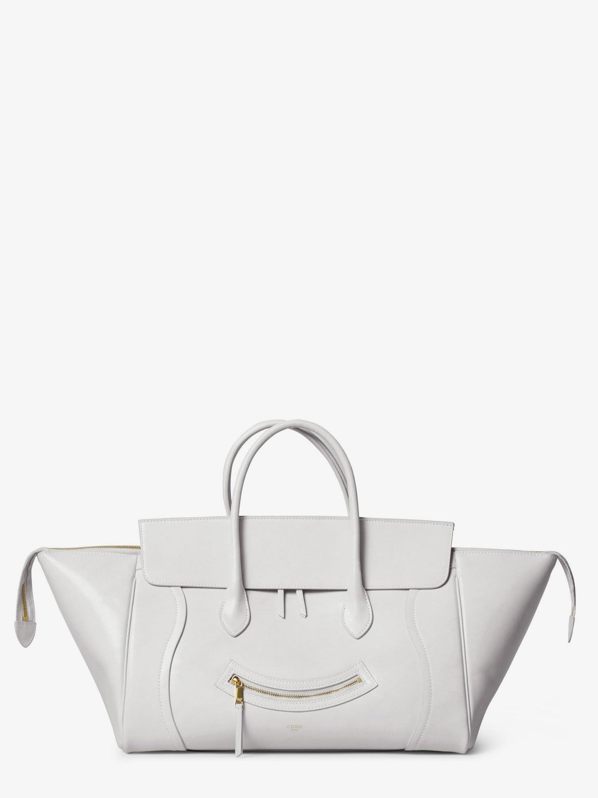 Celine Smile leather handbag - White