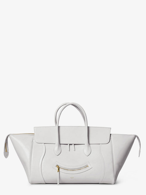 Celine Smile leather handbag - White