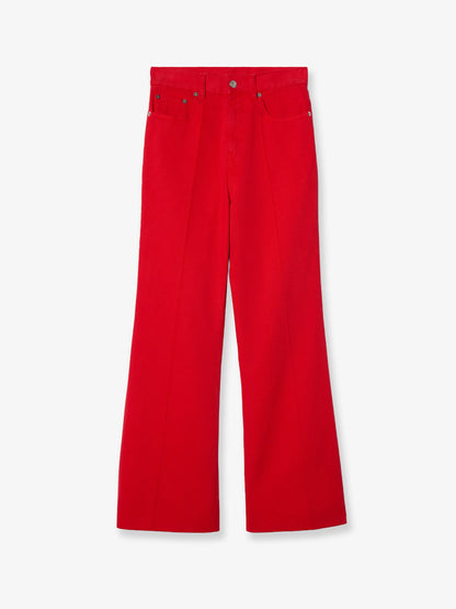 Celine Cotton Flare Jeans 006 - Ferrariredheavystonewash
