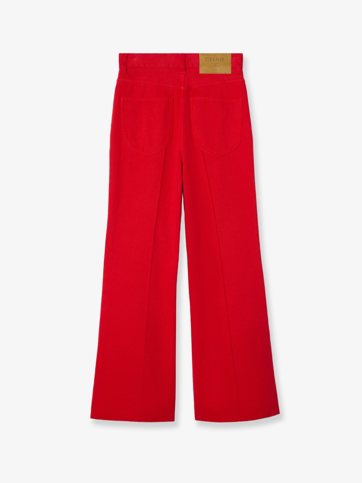 Celine Cotton Flare Jeans 006 - Ferrariredheavystonewash