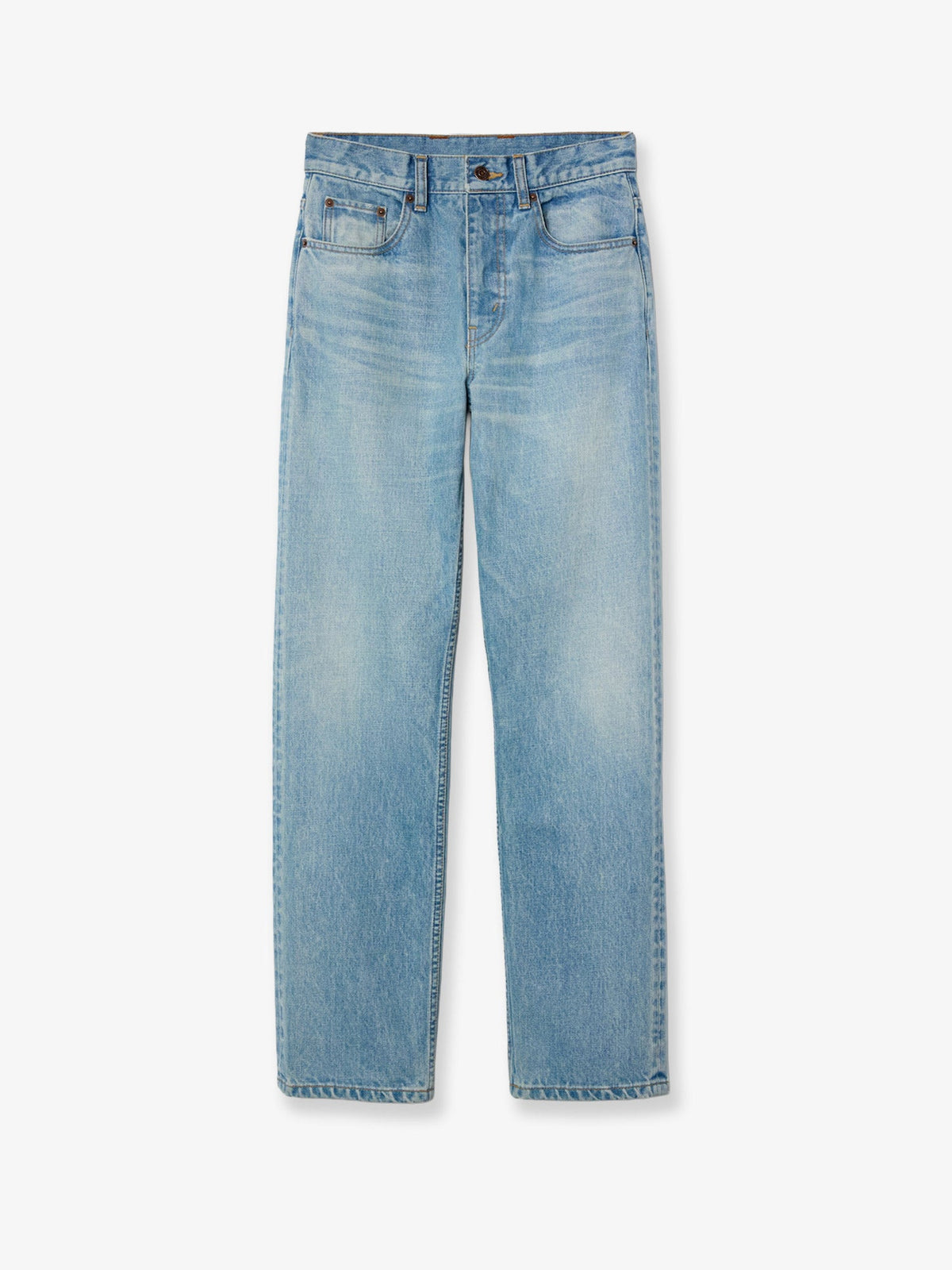 Celine Straight 001 cotton denim jeans - Glacierblue