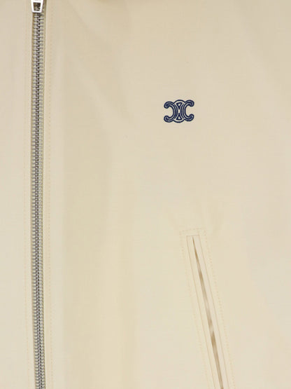 Celine Cotton blend jacket with logo - Chantilly