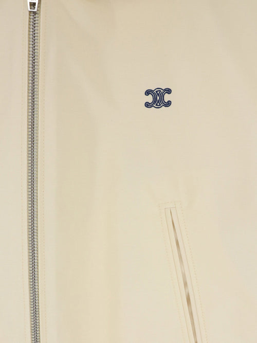 Celine Cotton blend jacket with logo - Chantilly