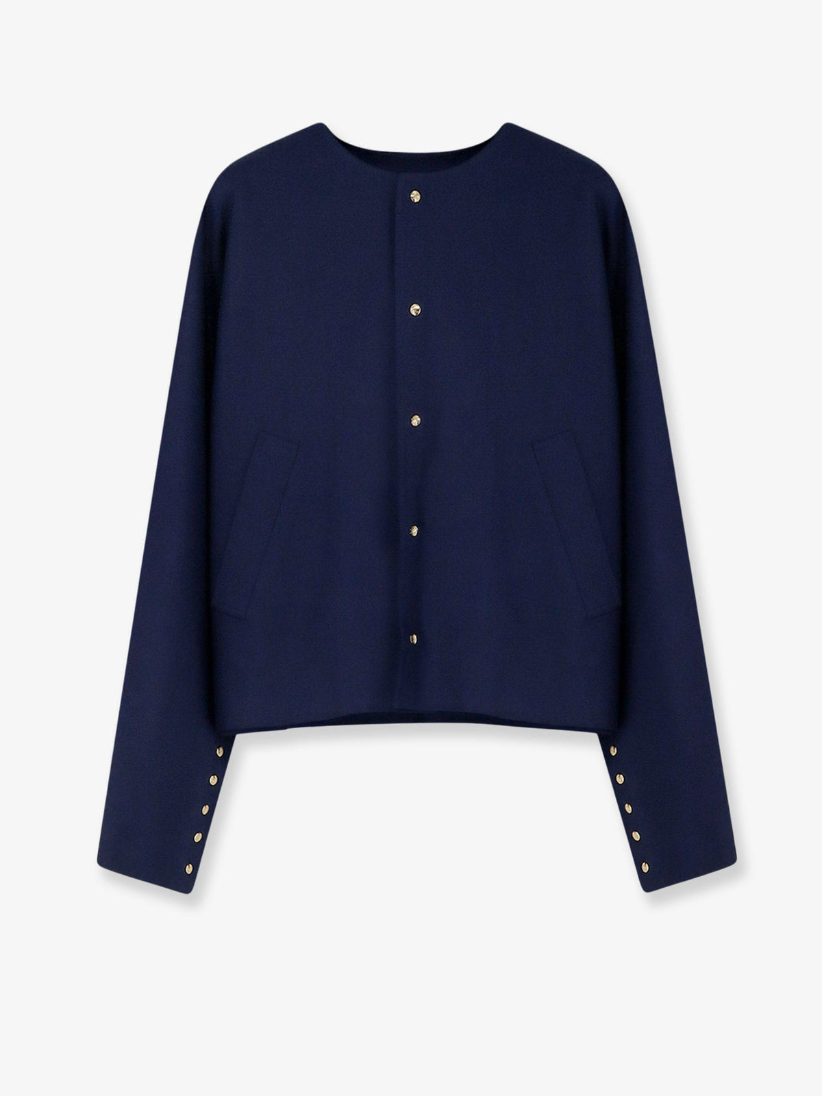 Celine Cotton blazer with printed lining - Royalblue