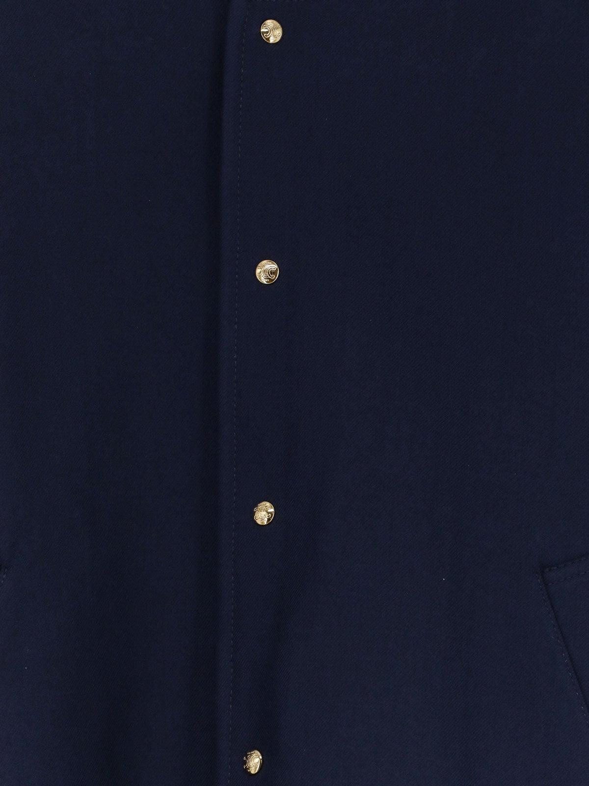 Celine Cotton blazer with printed lining - Royalblue