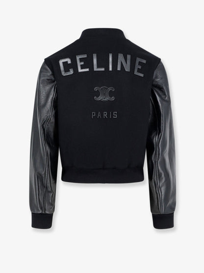 Celine Teddy virgin wool jacket - Black