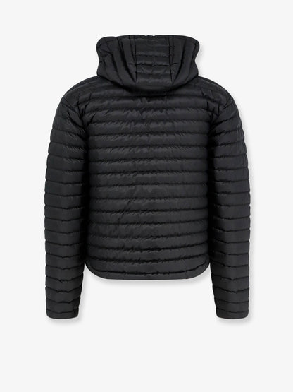 Celine Hooded quilted down jacket - Black