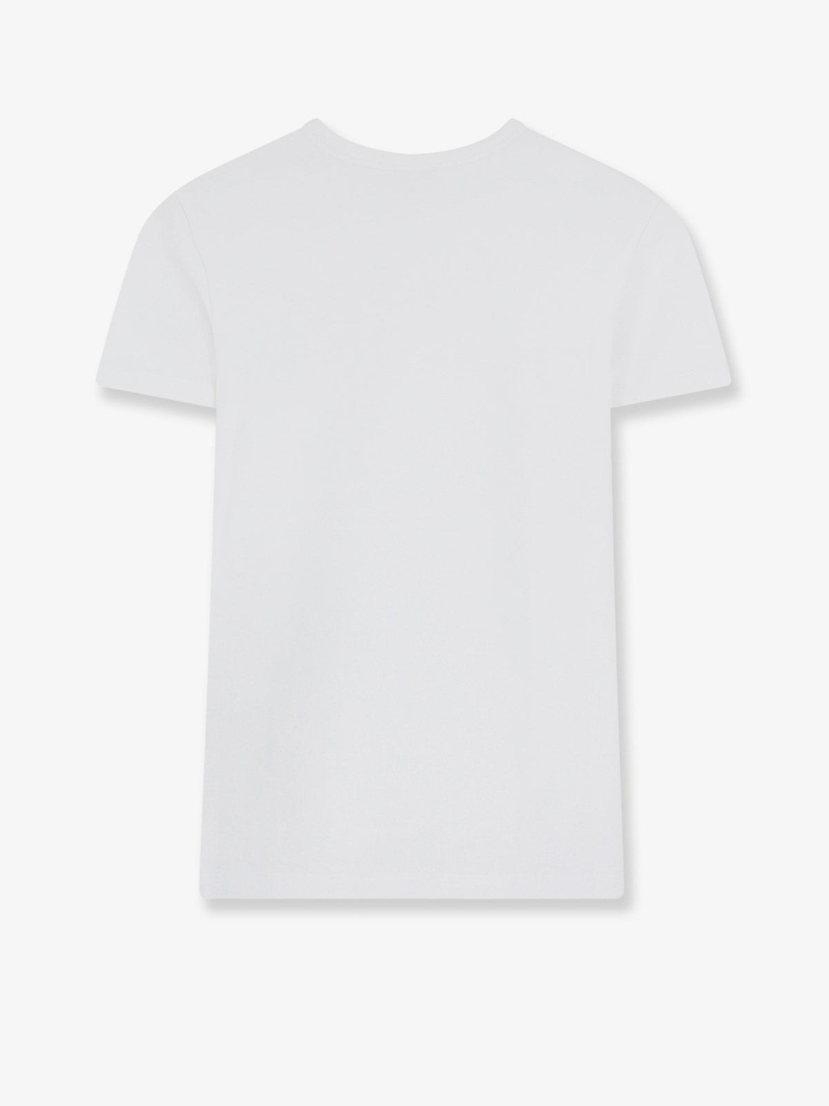 Celine Cotton T-shirt with front lettering logo print - Offwhiteblack