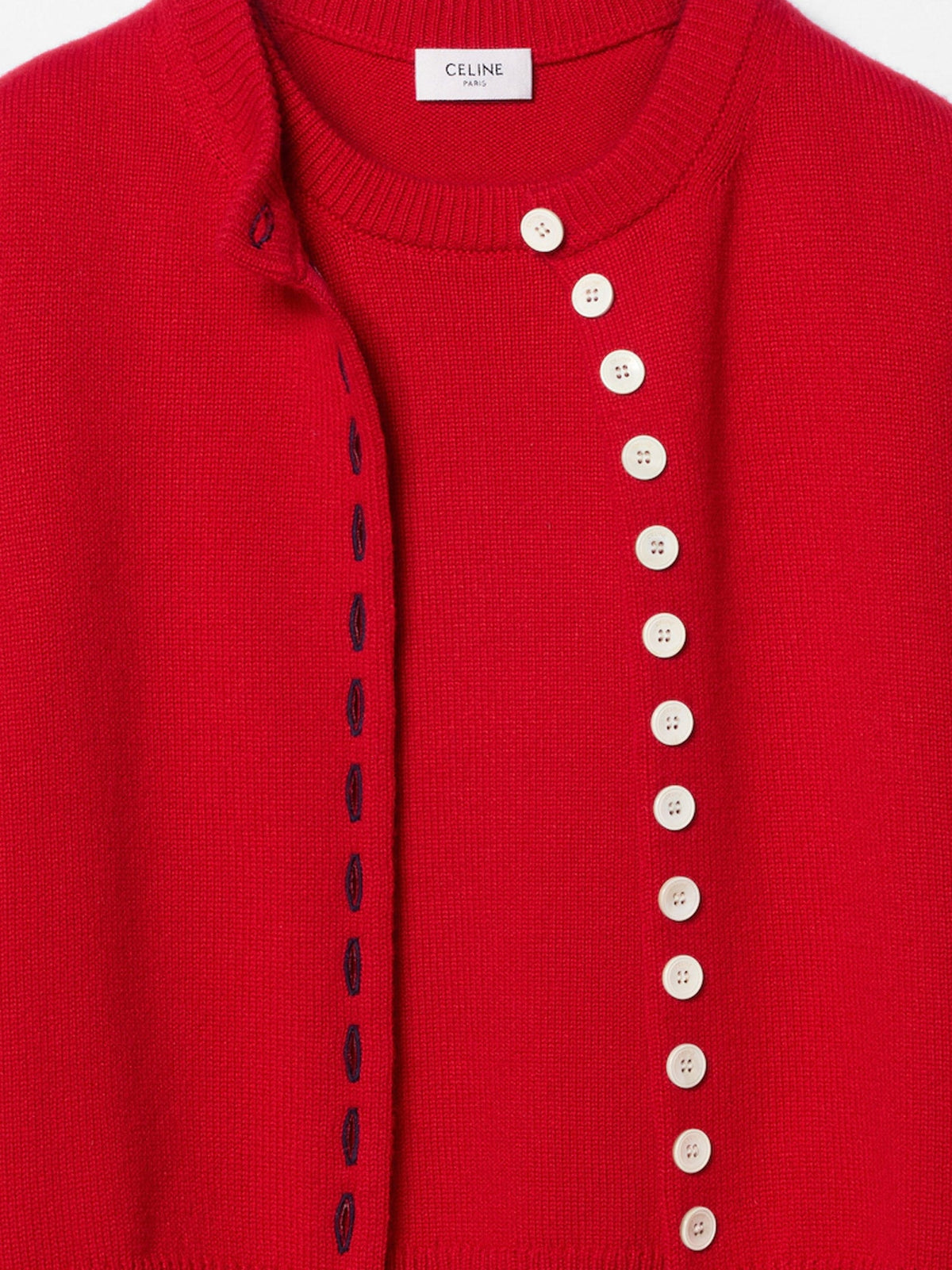 Celine Cashmere cardigan - Red