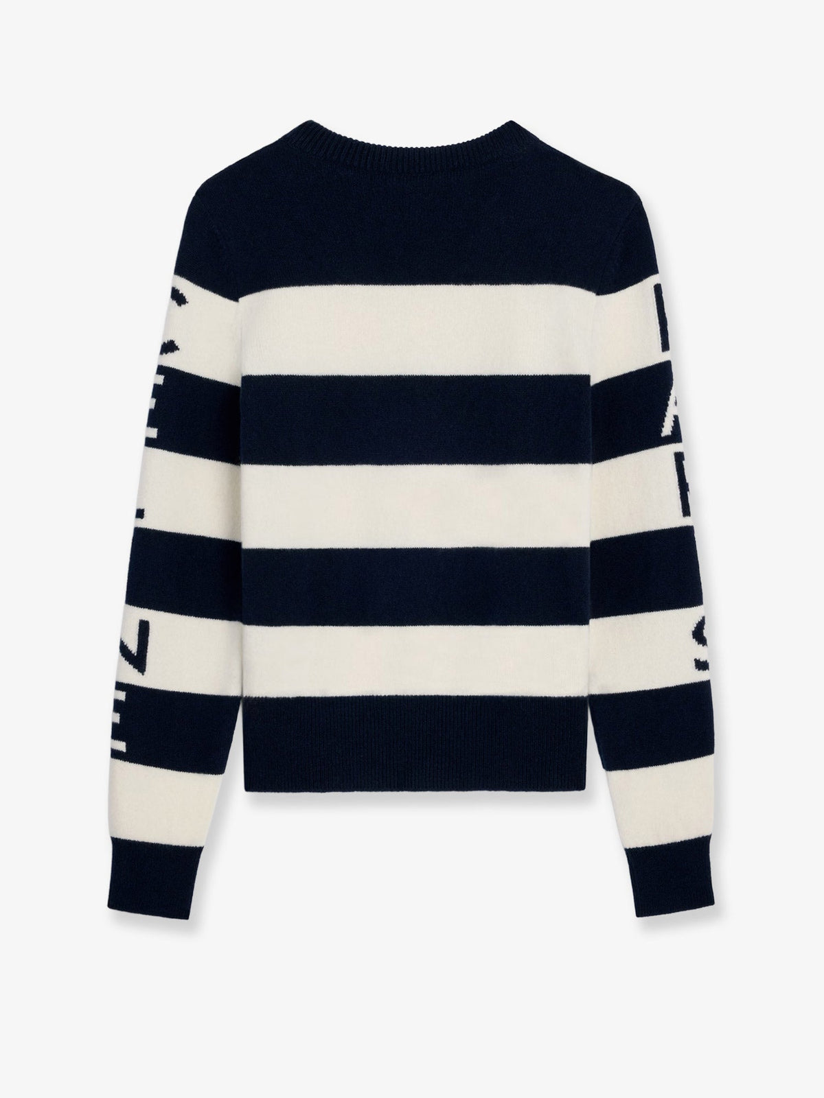 Celine Striped wool sweater - Ecru/Navy