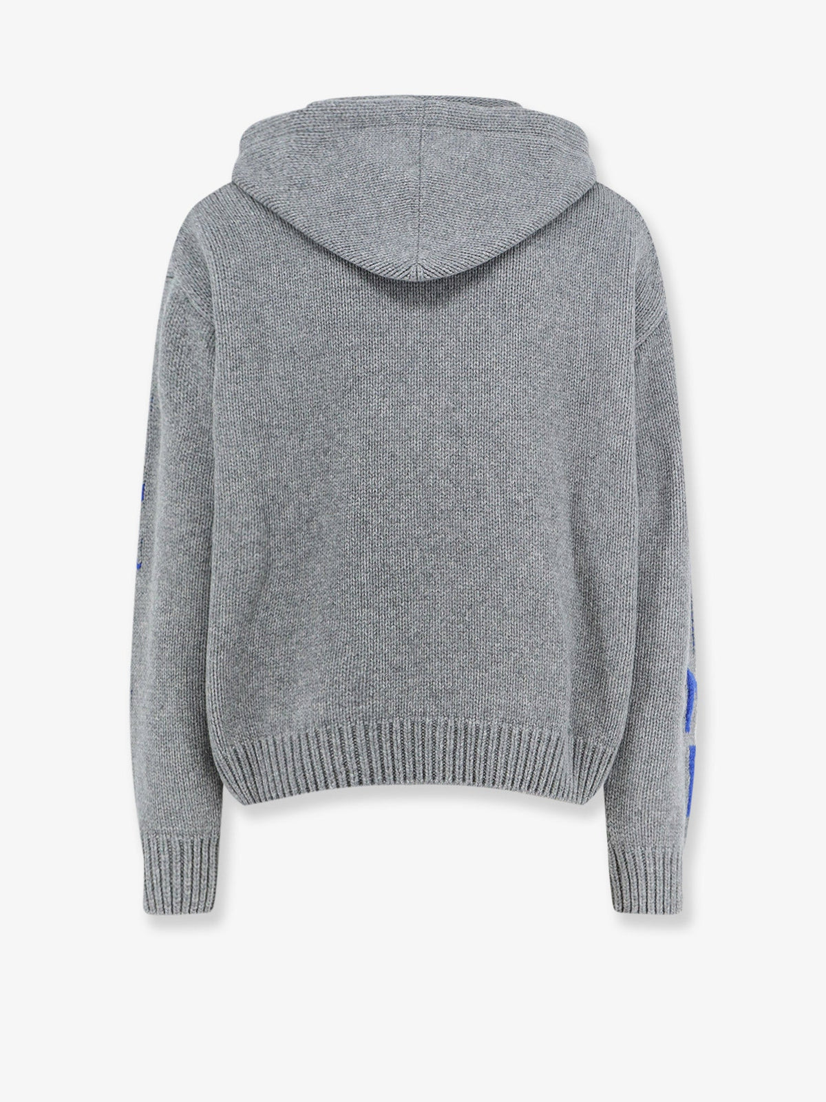 Celine Zip-up virgin wool cardigan - Greyblue