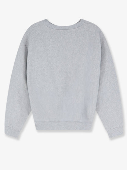 Celine Loose Fit cotton sweatshirt - Palegreyyellowburgundy