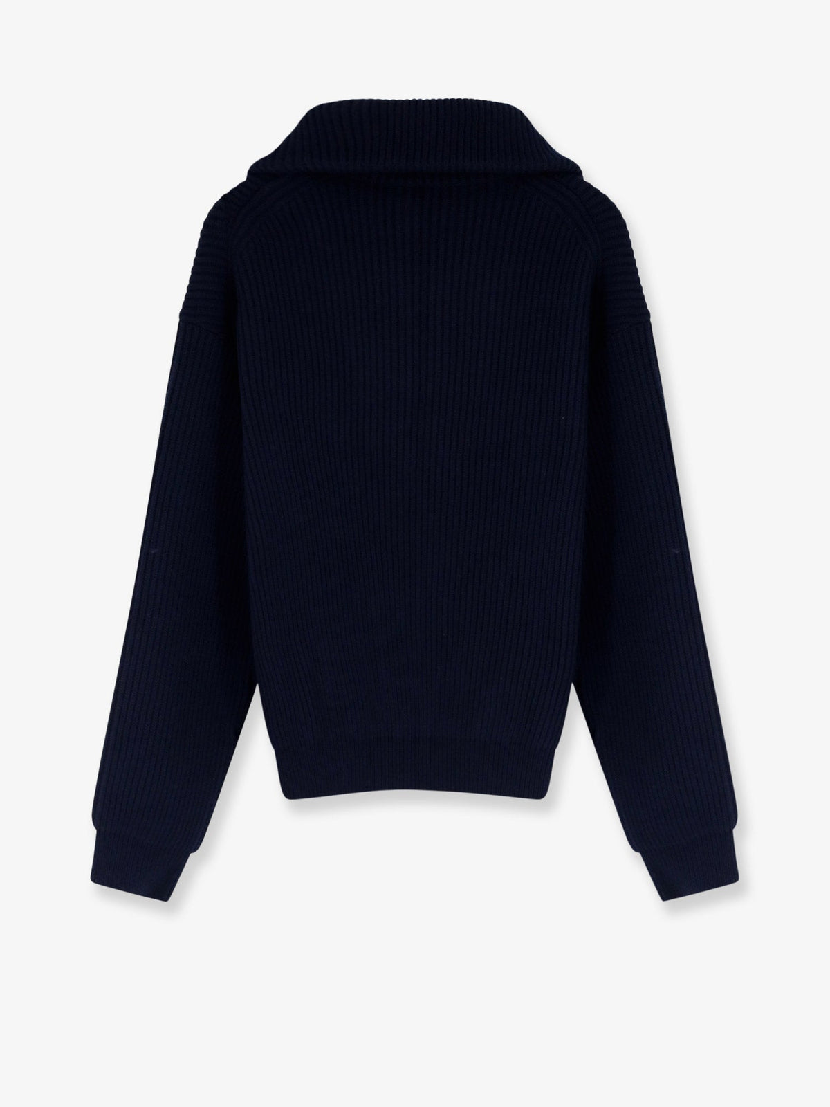 Celine Ribbed wool and cashmere sweater - Navy
