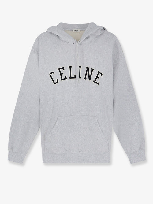Celine Relaxed cotton sweatshirt - Greyblackoffwhite
