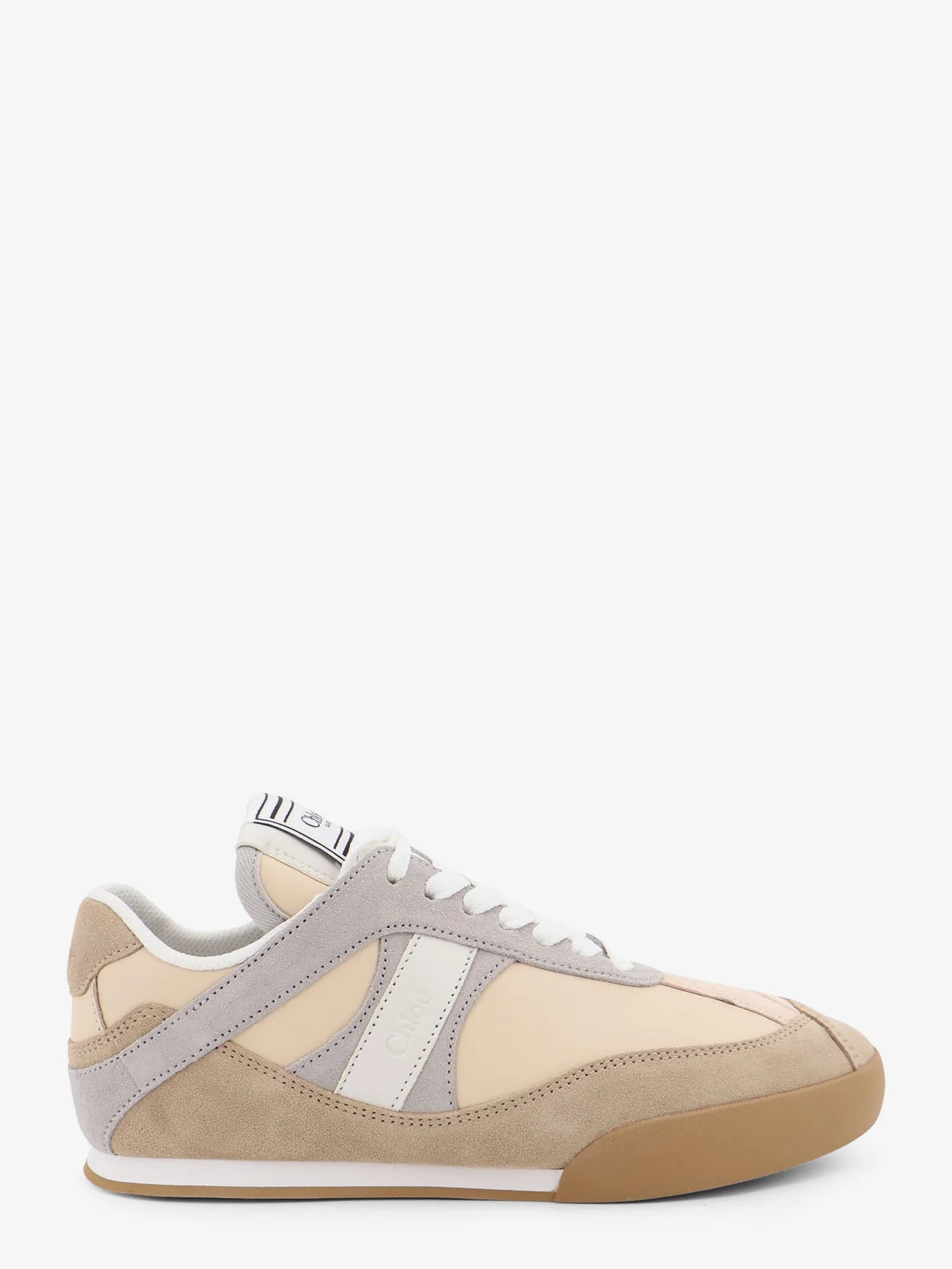 CHLOE' - Kick suede sneakers with contrasting inserts