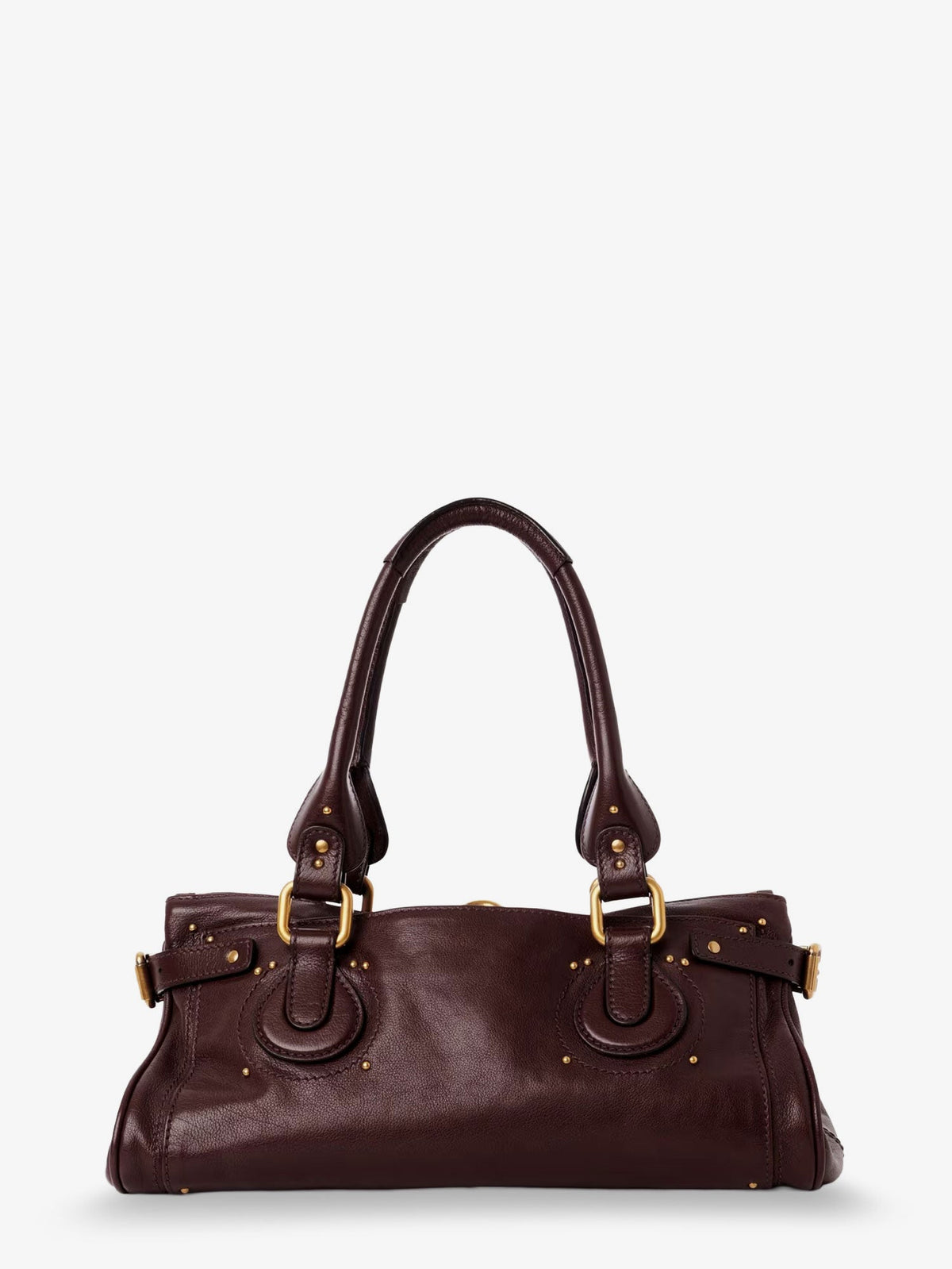 Chloe' Paddington leather shoulder bag - Crafty Brown
