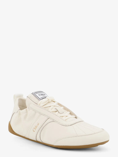 CHLOE' - Kick leather sneakers with side logo