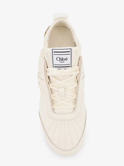 CHLOE' - Kick leather sneakers with side logo
