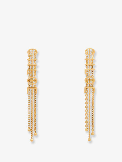 CHLOE' - Mini Belt brass earrings