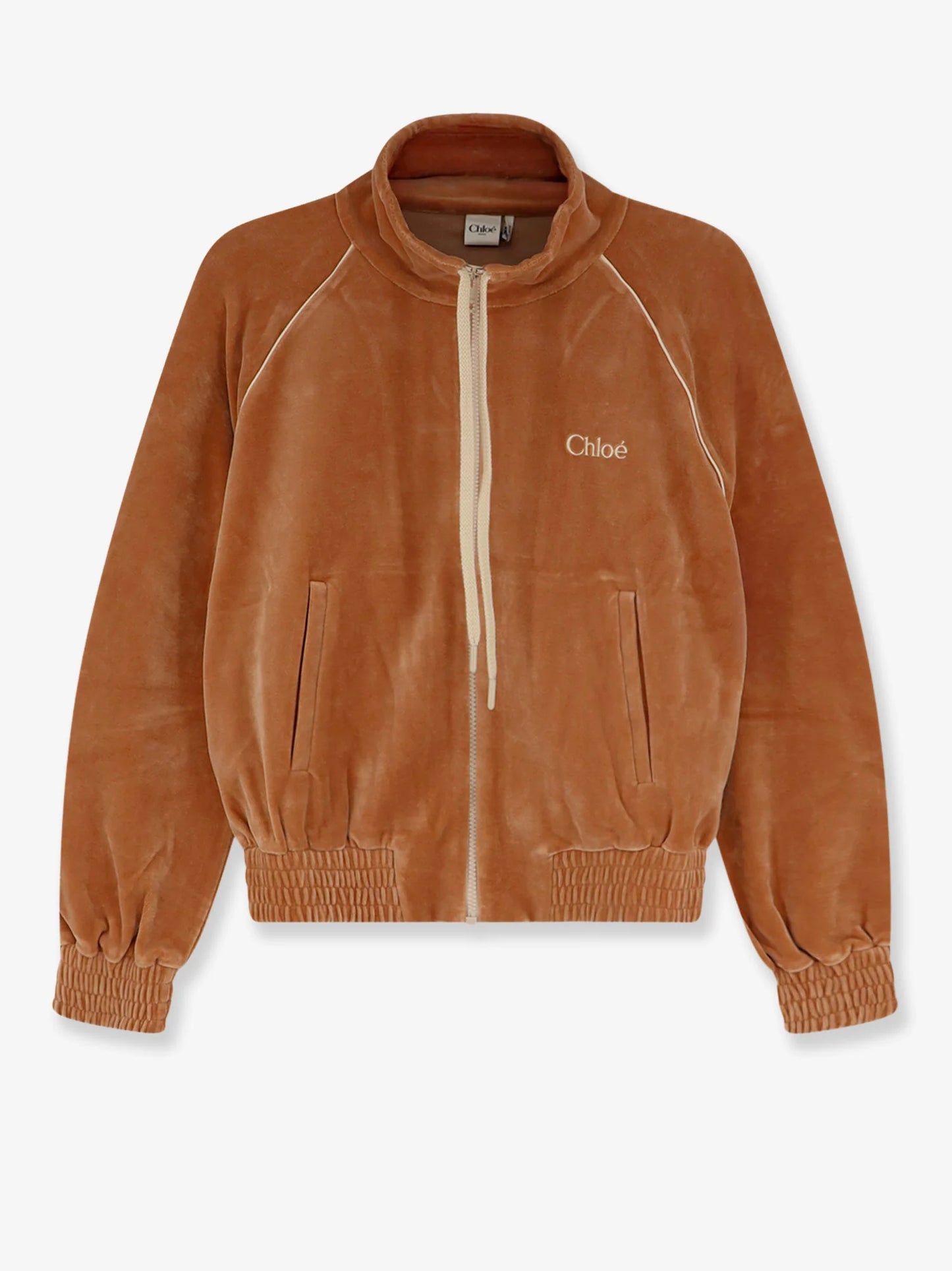 CHLOE' - Chenille sweatshirt with Logo