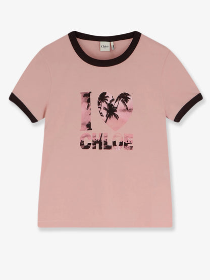 CHLOE' - Cotton t-shirt with print