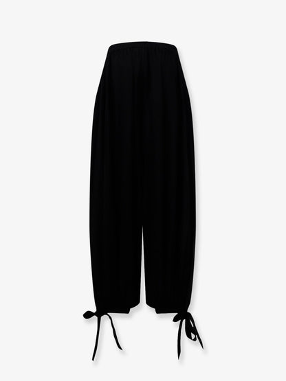 Chloe' Silk trousers - Black