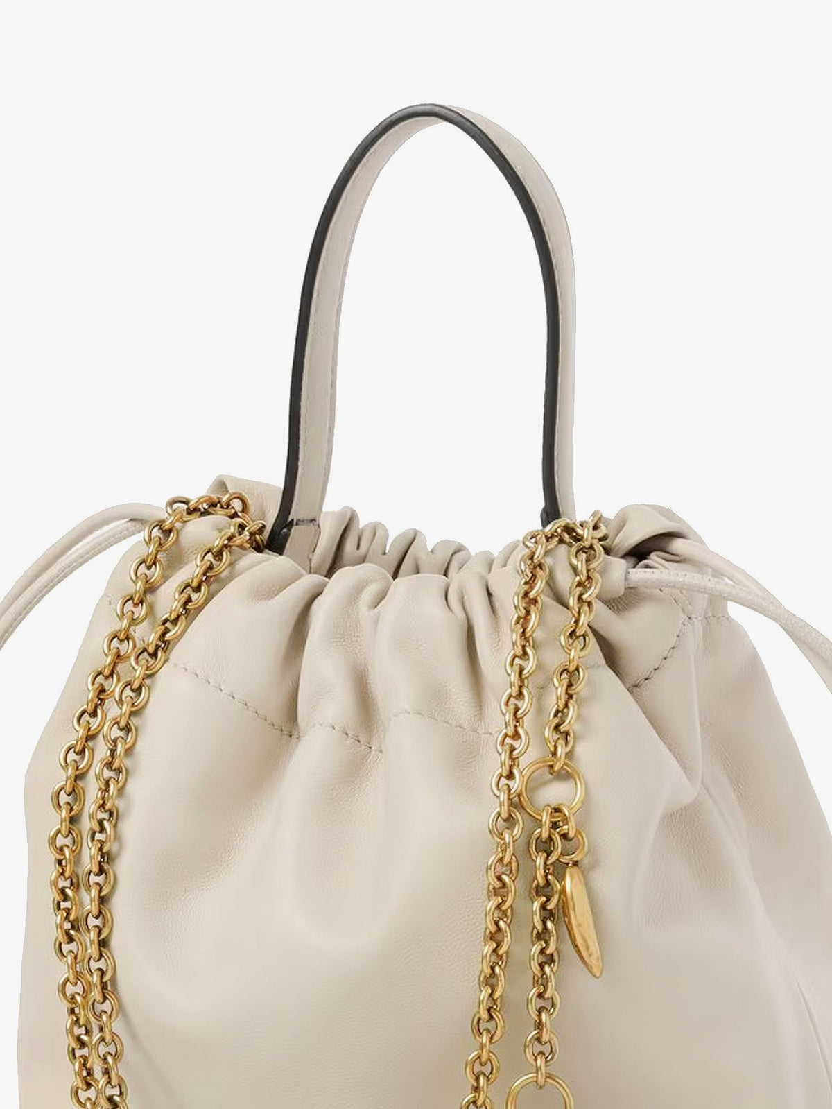 Chloe' Chloé Icons Mini leather crossbody bag - Cloudy Cream