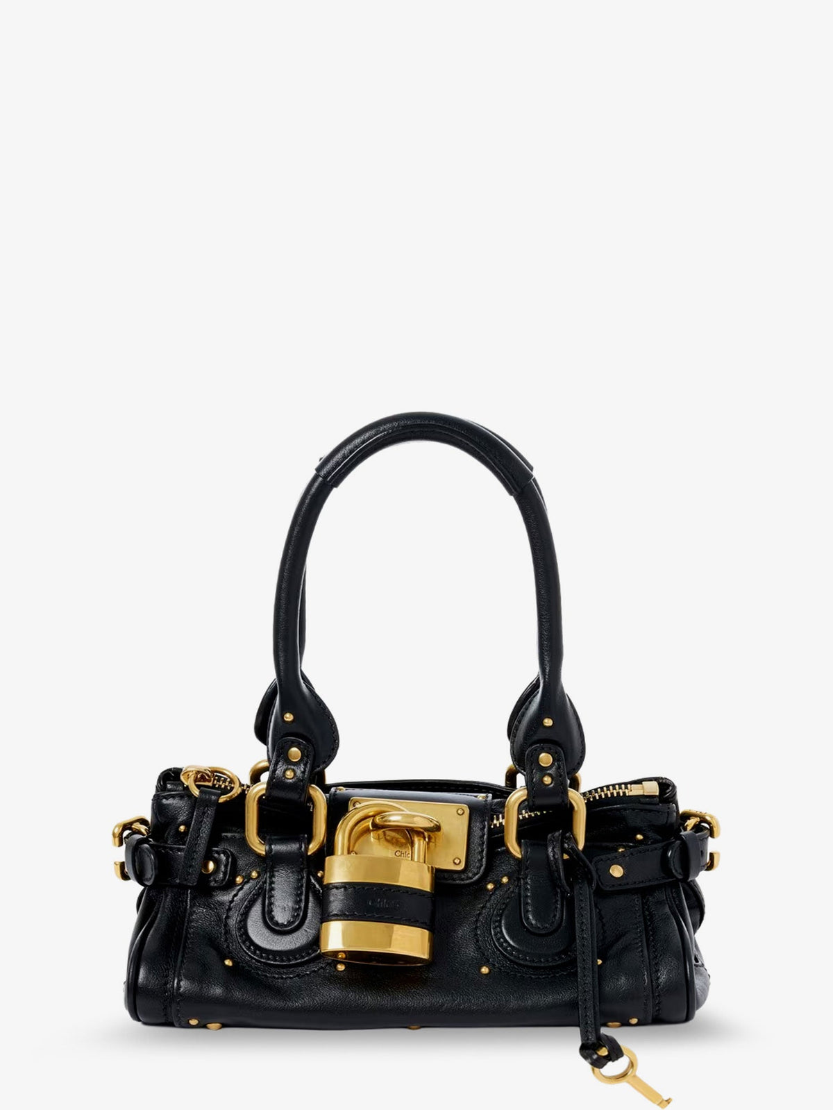 Chloe' Paddington Small Leather Handbag - Black