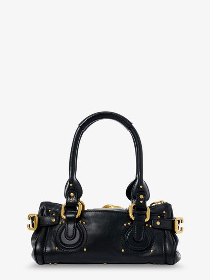 Chloe' Paddington Small Leather Handbag - Black